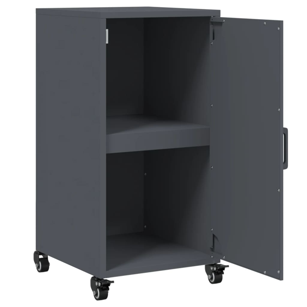 vidaXL Credenza Antracite 36x39x72 cm in Acciaio