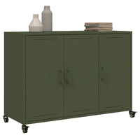 Credenza Verde Oliva 100,5x39x72 cm in Acciaio 846684