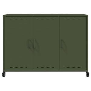 Credenza Verde Oliva 100,5x39x72 cm in Acciaio 846684