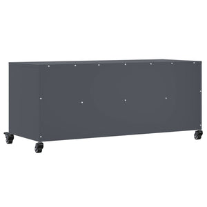 Mobile TV-Credenza TV-Console TV Antracite 100,5x39x43,5 cm Acciaio 587770