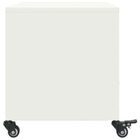 Mobile TV-Credenza TV-Console TV Bianco 68x39x43,5 cm in Acciaio 110607
