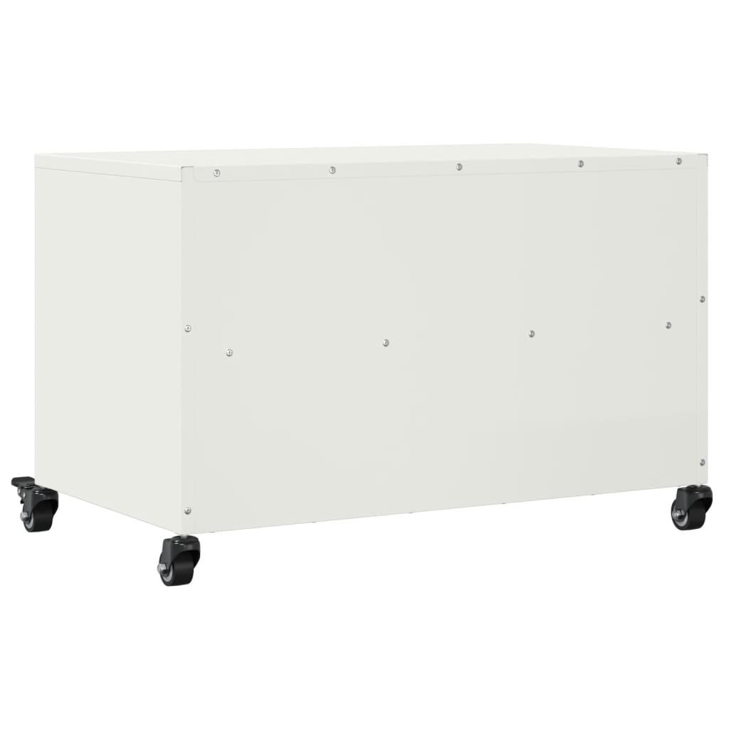Mobile TV-Credenza TV-Console TV Bianco 68x39x43,5 cm in Acciaio 110607