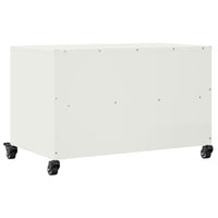 Mobile TV-Credenza TV-Console TV Bianco 68x39x43,5 cm in Acciaio 110607