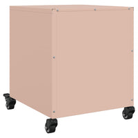 Comodini 2 pz Rosa 36x39x43,5 cm in Acciaio 846707