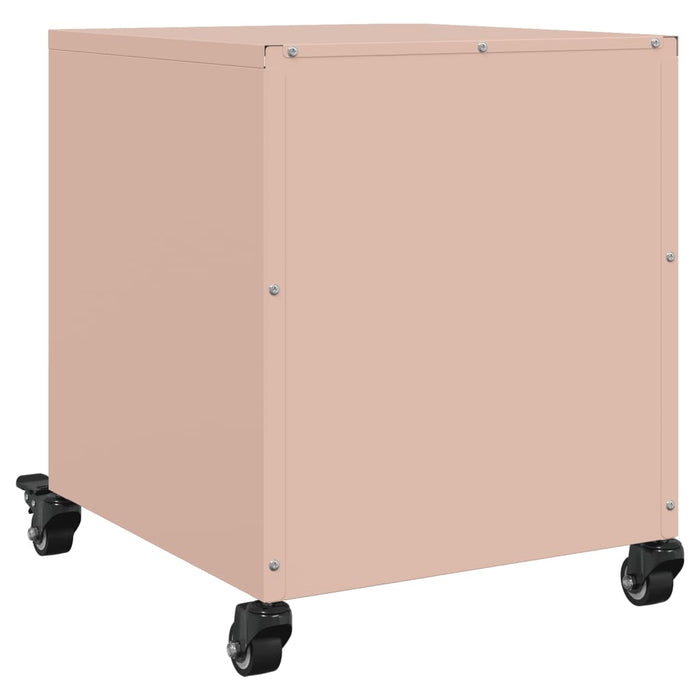 Comodini 2 pz Rosa 36x39x43,5 cm in Acciaio 846707