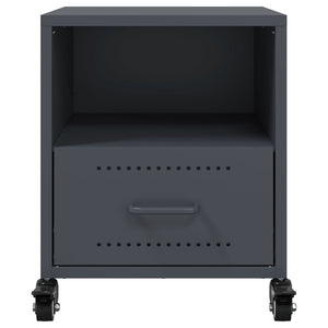 Comodini 2 pz Antracite 36x39x43,5 cm in Acciaio 846709