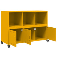 Credenza Giallo Senape 100,5x39x72 cm in Acciaio 846737