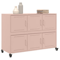 Credenza Rosa 100,5x39x72 cm in Acciaio 846741