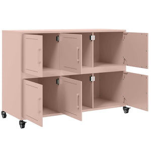 Credenza Rosa 100,5x39x72 cm in Acciaio 846741