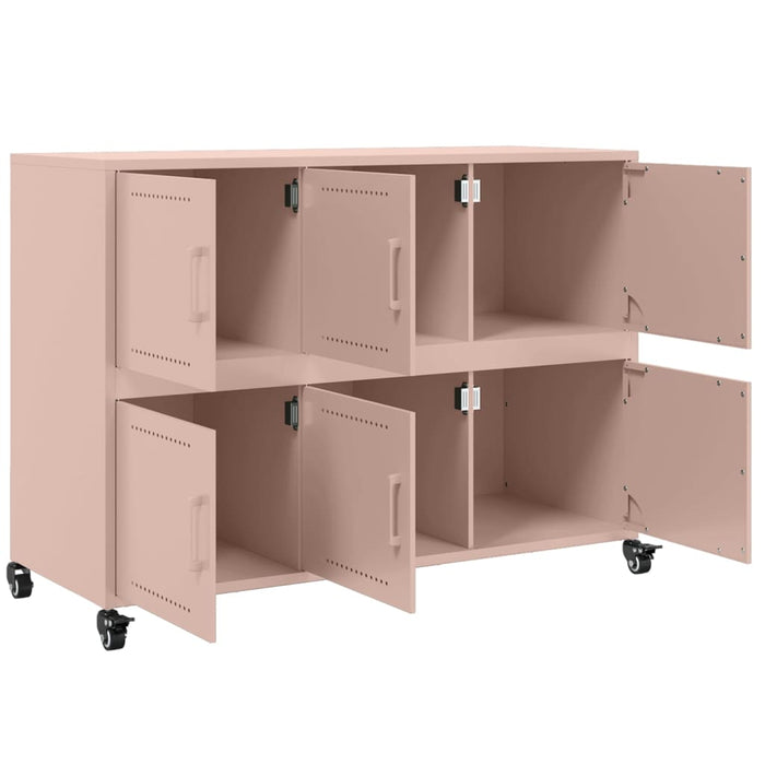 Credenza Rosa 100,5x39x72 cm in Acciaio 846741