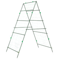 vidaXL Traliccio Giardino per Rampicanti Telaio A 99x90x175,5 Acciaio