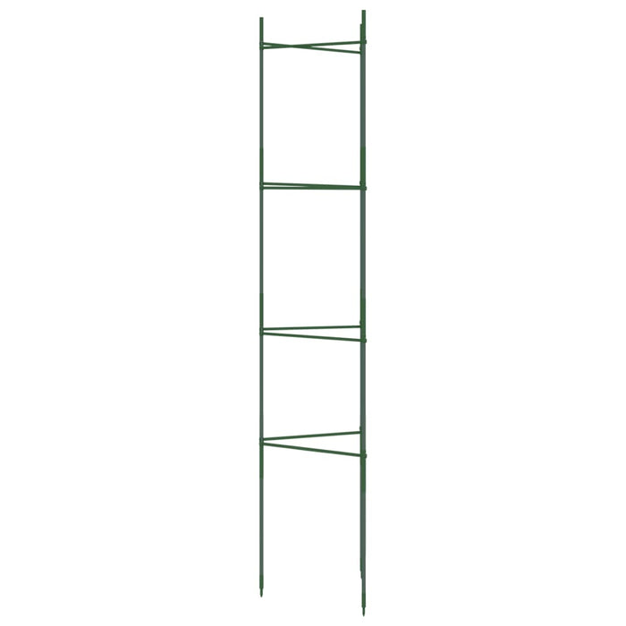 vidaXL Sostegno per Pomodori 2pz 154 cm in Acciaio e PP