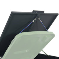 Contenitore per Bidoni della Spazzatura Singolo Antracite 69x79x117 cm Acciaio 4008426