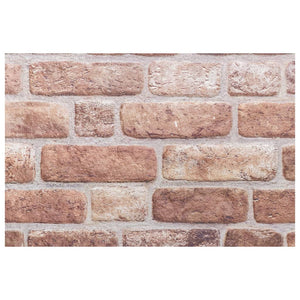 Pannelli Murali 3D 10 pz Marrone 100x50 cm EPS