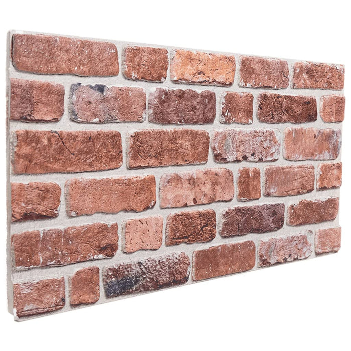 Pannelli Murali 3D 10 pz Rosso 100x50 cm EPS