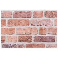 Pannelli Murali 3D 10 pz Rosso 100x50 cm EPS 4008543