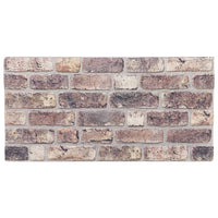 vidaXL Pannelli Murali 3D 10 pz Marrone Scuro 100x50 cm EPS