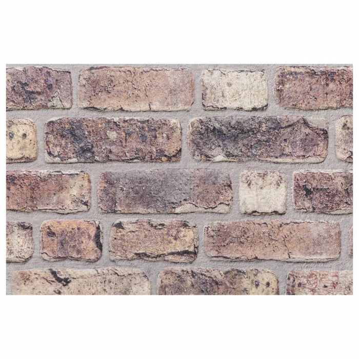 vidaXL Pannelli Murali 3D 10 pz Marrone Scuro 100x50 cm EPS