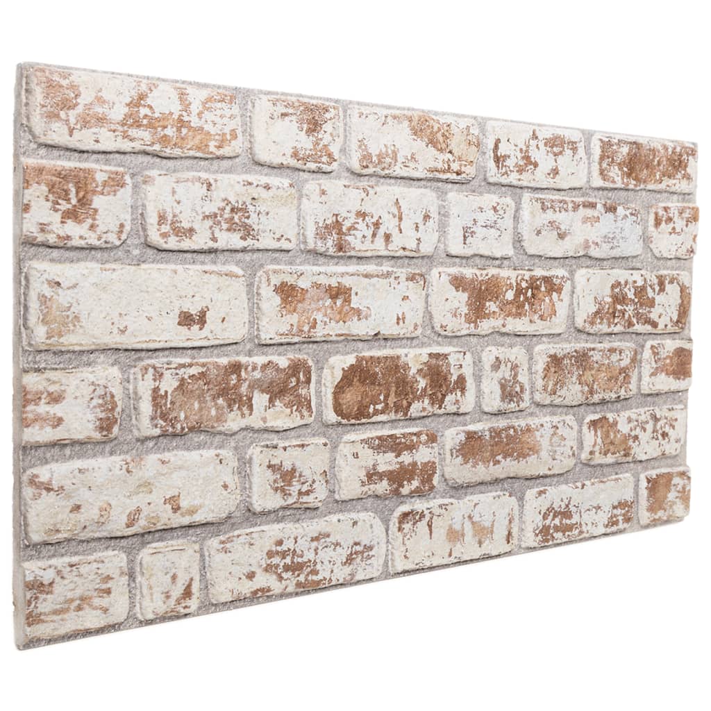 Pannelli Murali 3D 10 pz Rosso e Bianco 100x50 cm EPS