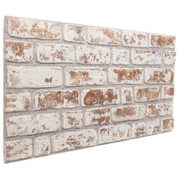 Pannelli Murali 3D 10 pz Rosso e Bianco 100x50 cm EPS