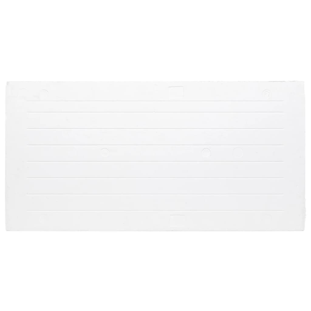 Pannelli Murali 3D 10 pz Rosso e Bianco 100x50 cm EPS 4008545