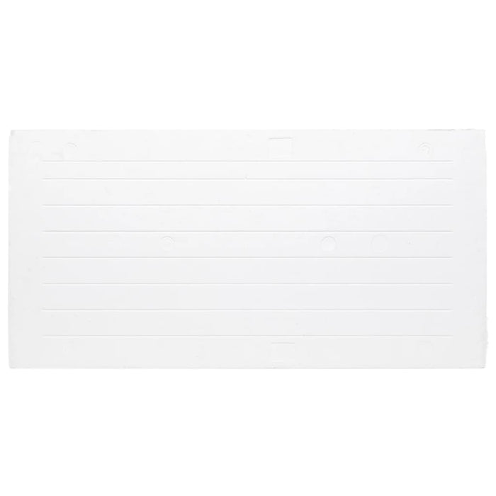 Pannelli Murali 3D 10 pz Rosso e Bianco 100x50 cm EPS 4008545