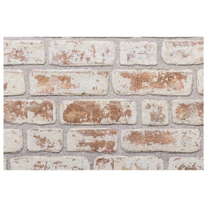 Pannelli Murali 3D 10 pz Rosso e Bianco 100x50 cm EPS