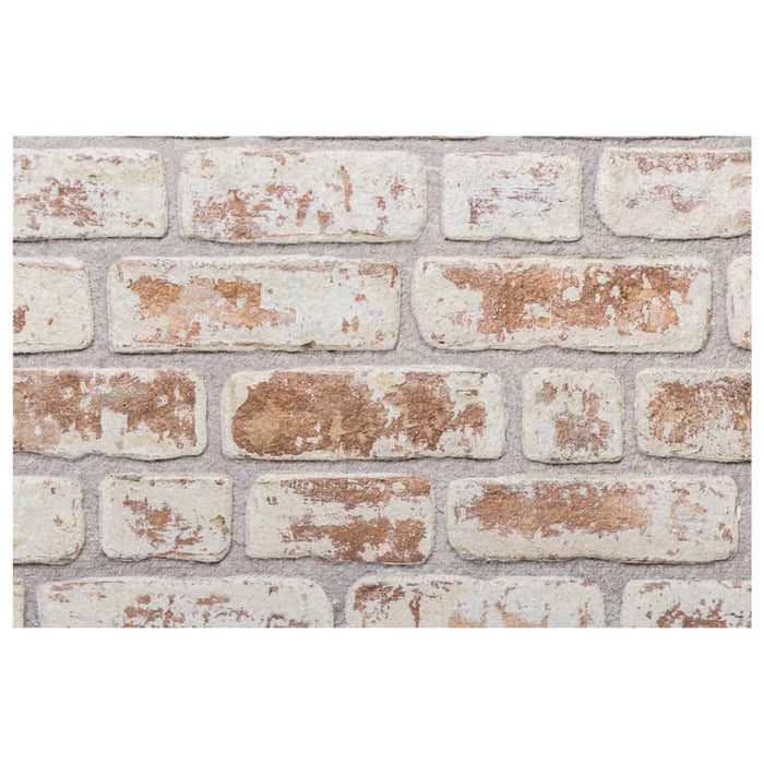 Pannelli Murali 3D 10 pz Rosso e Bianco 100x50 cm EPS