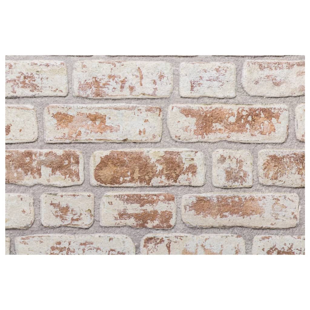 Pannelli Murali 3D 10 pz Rosso e Bianco 100x50 cm EPS 4008545