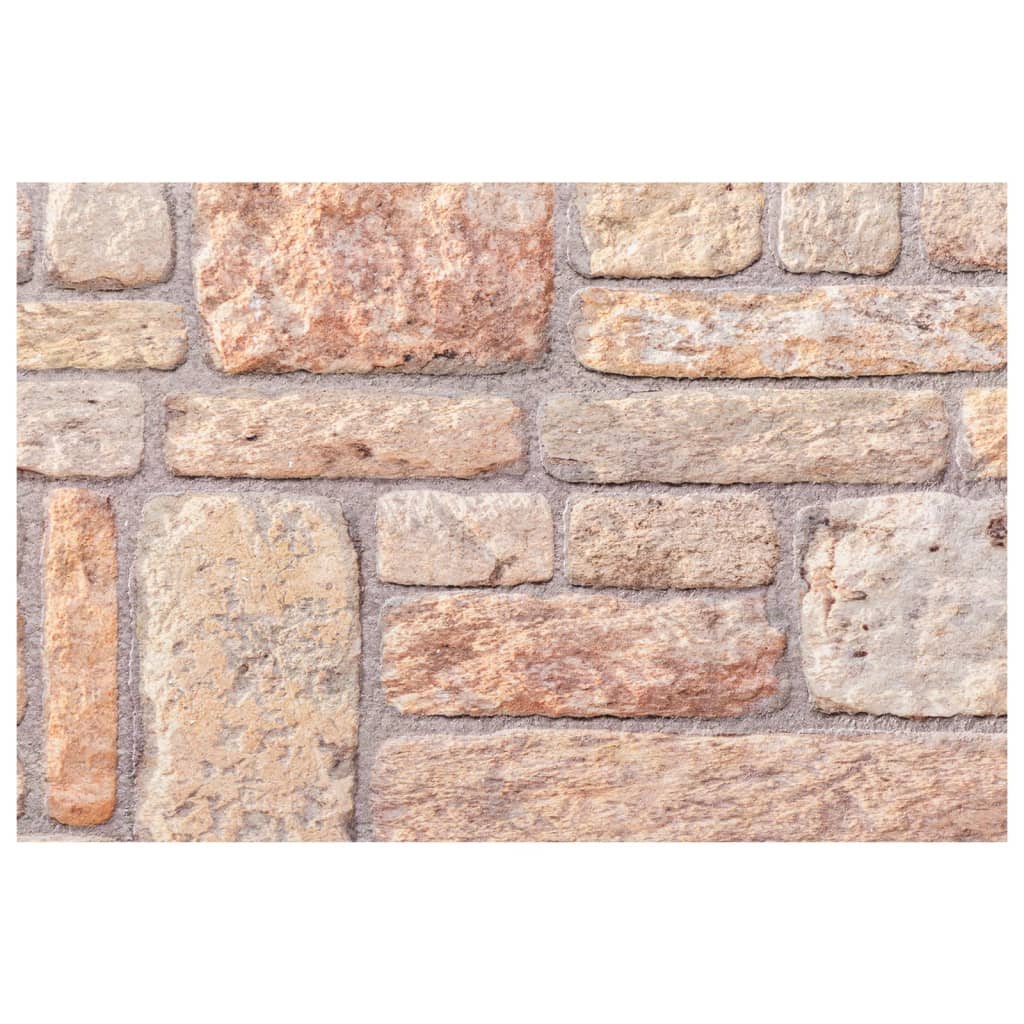 Pannelli Murali 3D 10 pz Marrone 100x50 cm EPS