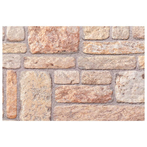 Pannelli Murali 3D 10 pz Marrone 100x50 cm EPS