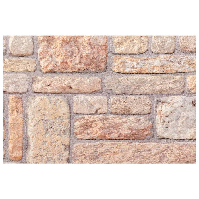 Pannelli Murali 3D 10 pz Marrone 100x50 cm EPS