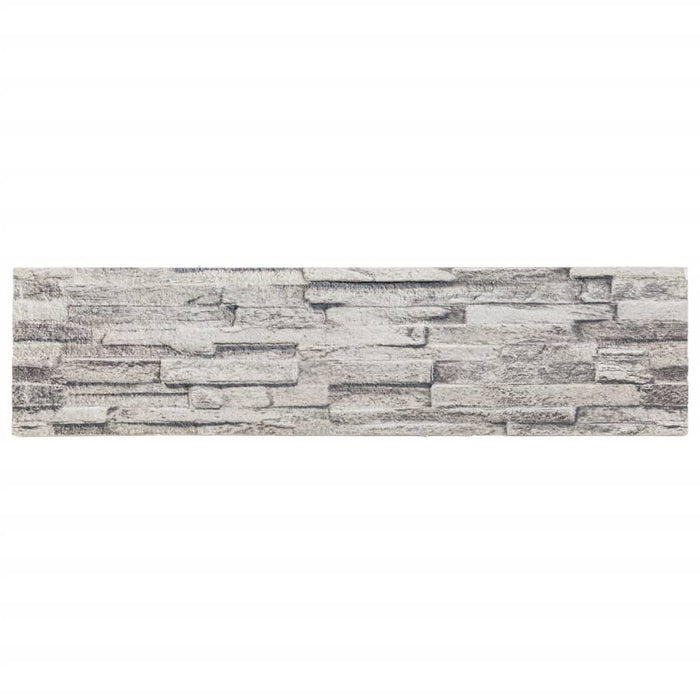 Pannelli Murali 3D 14 pz Grigio Chiaro 100x25 cm EPS