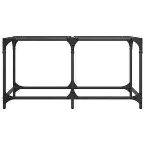 Tavolini con Piano Vetro Trasparente 2 pz 78,5x40x40 cm Acciaio 845974