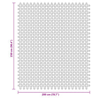 Tappeto da Campeggio Antracite 2,5x2 m 4008443