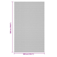 Tappeto da Tenda Blu 5x3 m 4008466