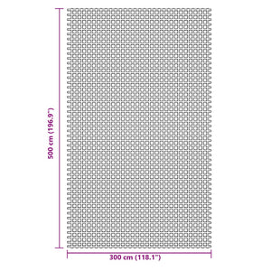 Tappeto da Tenda Blu 5x3 m 4008466