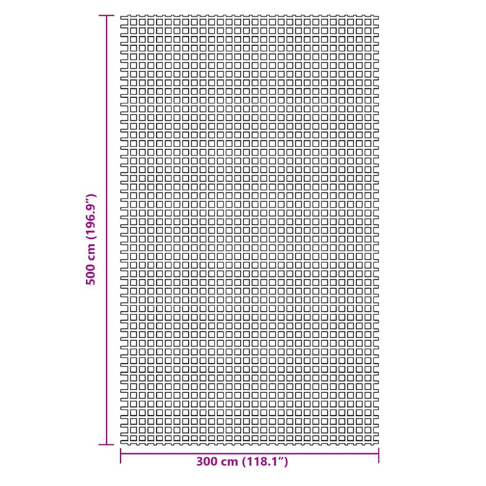 Tappeto da Tenda Blu 5x3 m 4008466