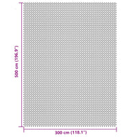 Tappeto da Tenda Crema 5x3 m