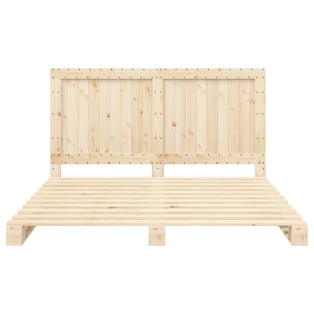 Giroletto con Testiera 180x200 cm Massello Pino 3281536