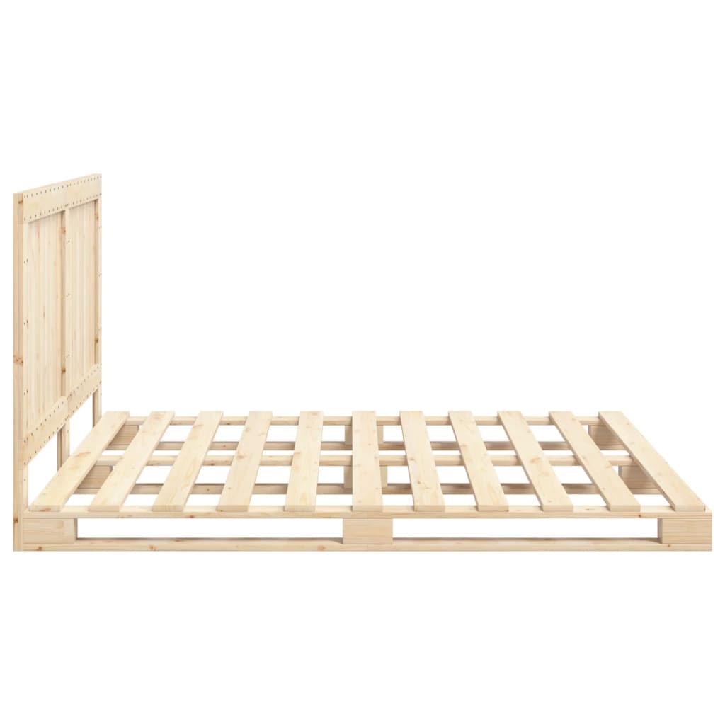 Giroletto con Testiera 180x200 cm Massello Pino 3281536