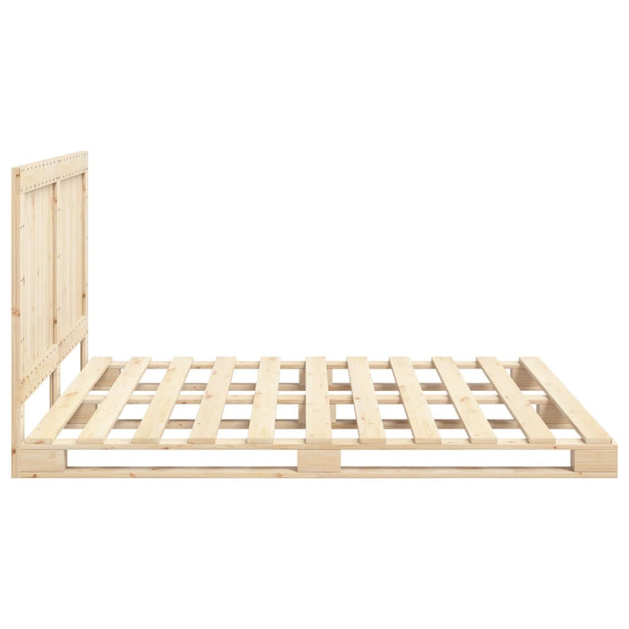 Giroletto con Testiera 180x200 cm Massello Pino 3281536