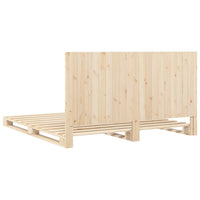 Giroletto con Testiera 180x200 cm Massello Pino 3281536