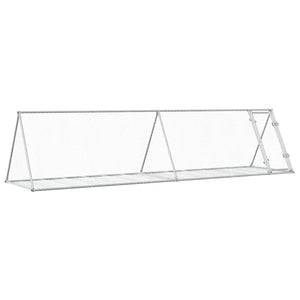 Conigliera Argento 400x105x91 cm in Acciaio Zincato 3281531