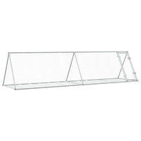 Conigliera Argento 400x105x91 cm in Acciaio Zincato