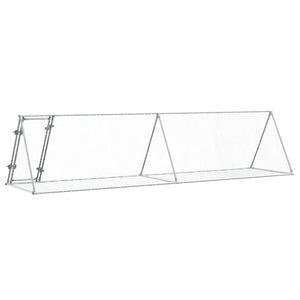Conigliera Argento 400x105x91 cm in Acciaio Zincato