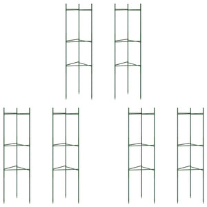Sostegni per Pomodori 6pz 116 cm in Acciaio e PP 3281487