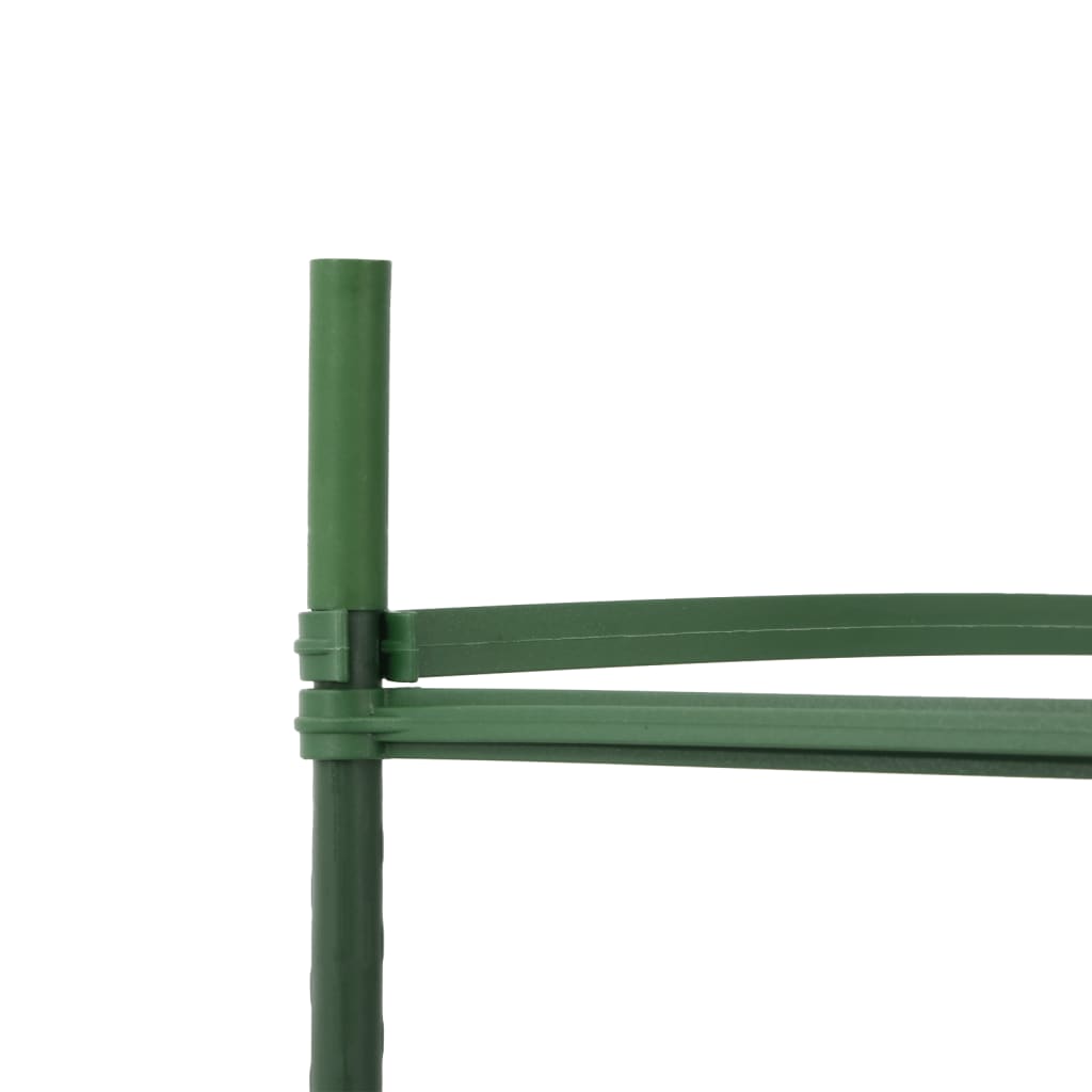 vidaXL Sostegni per Pomodori 8pz 116 cm in Acciaio e PP