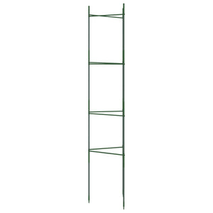 vidaXL Sostegni per Pomodori 8pz 154 cm in Acciaio e PP
