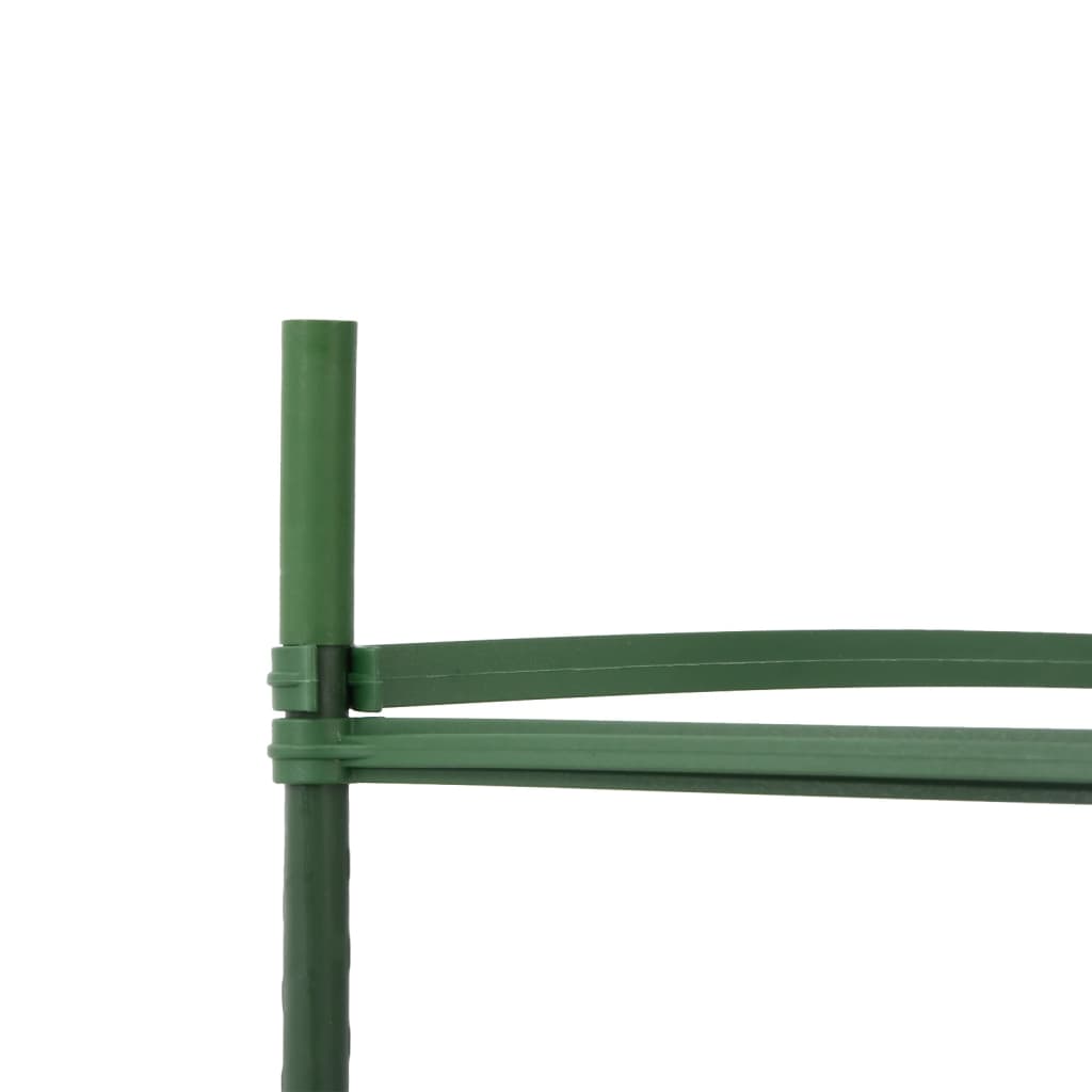 vidaXL Sostegni per Pomodori 8pz 154 cm in Acciaio e PP